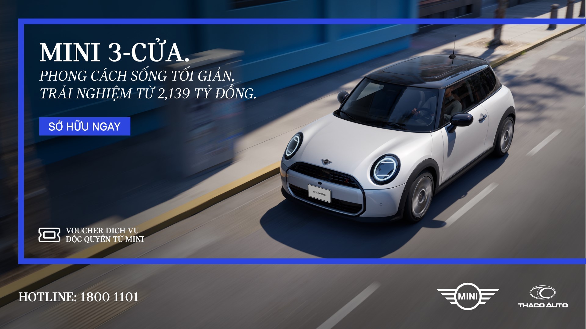 MINI 3-Cửa: Phong cách sống tối giản, giá sở hữu từ 2,139 tỷ đồng.